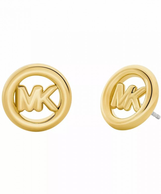 BRINCOS MICHAEL KORS DOURADOS