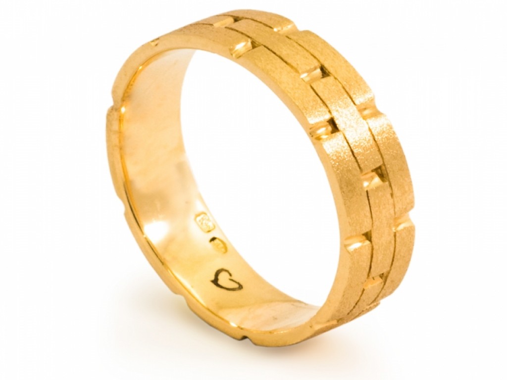 Alianças Ouro Amarelo sem Brilhantes ALR002658A