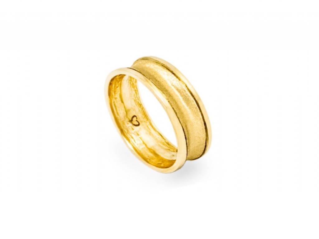 Alianças Ouro Amarelo sem Brilhantes ALR001868