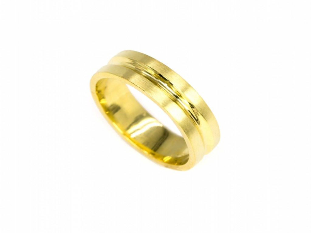 Alianças Ouro Amarelo sem Brilhantes ALR002864