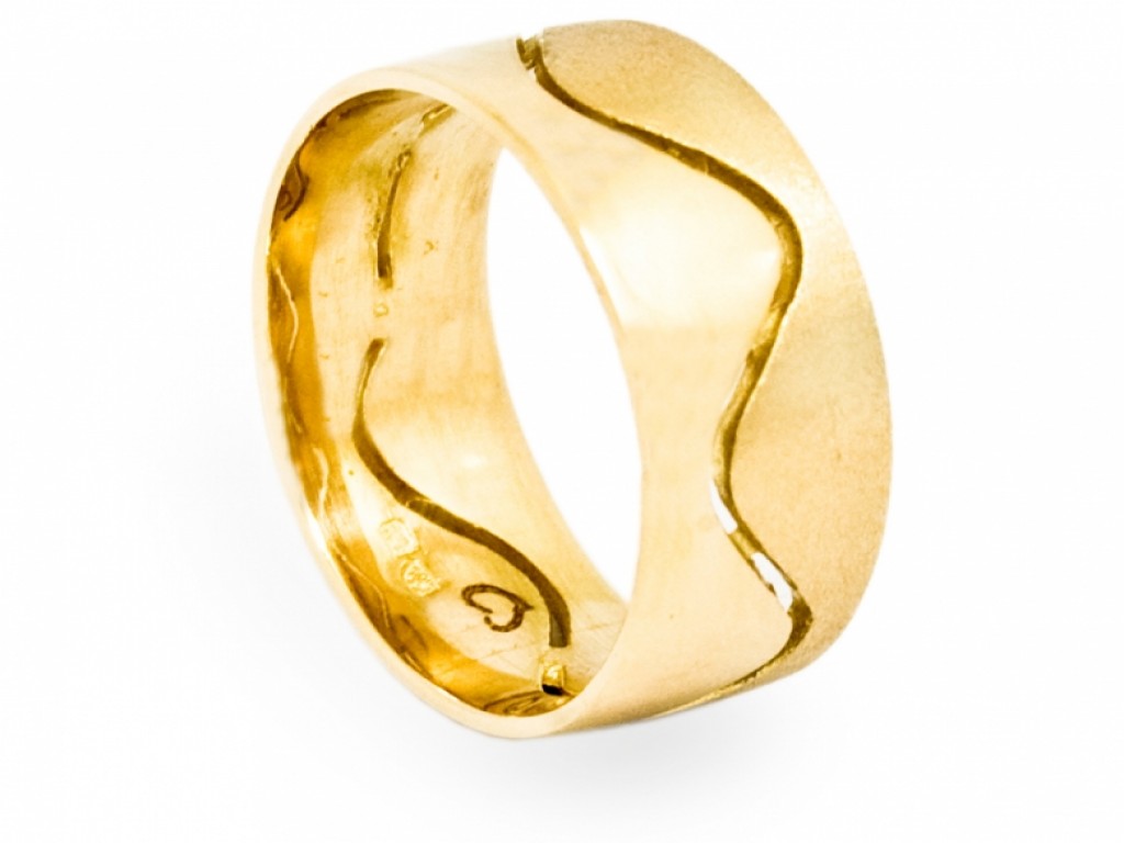 Alianças Ouro Amarelo sem Brilhantes ALR003298C