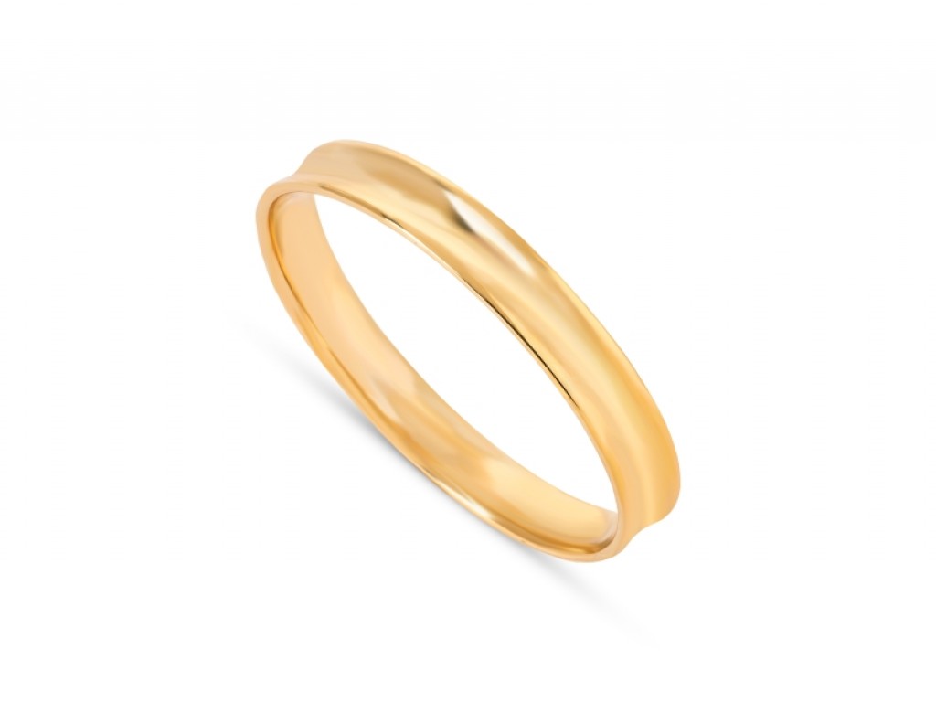 Alianças Ouro Amarelo sem Brilhantes ALR006381