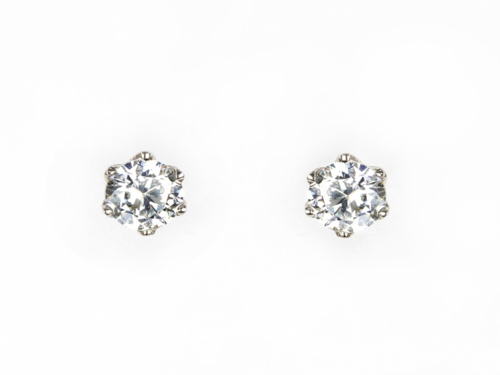 Brincos Tornilhos Ouro com Zirconias TR000264C