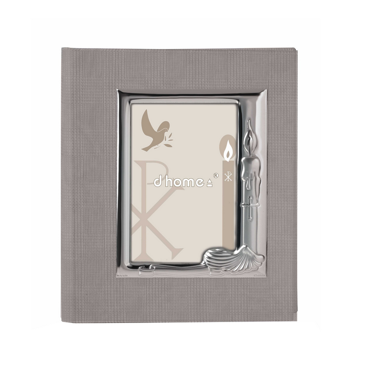 Album de Fotos Batismo com moldura em prata Espírito Santo