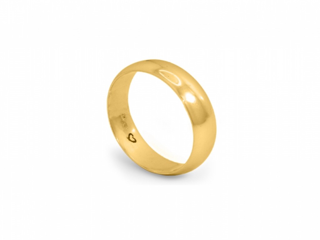 Alianças Ouro Amarelo sem Brilhantes ALR002288