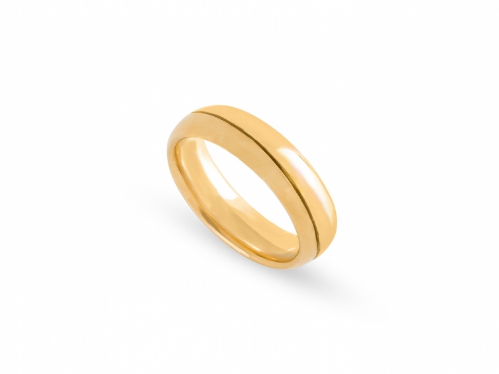 Alianças Ouro Amarelo sem Brilhantes ALR004693