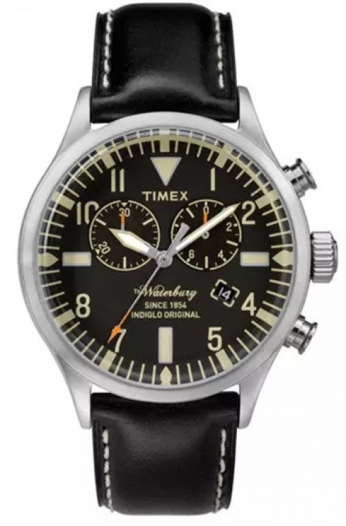 Timex Black/Leather Ø42 mm
