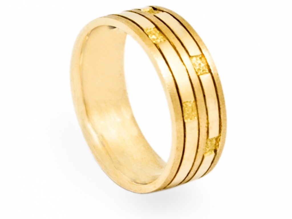 Alianças Ouro Amarelo sem Brilhantes ALR003139C