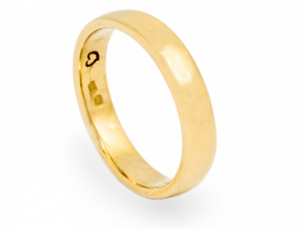 Alianças Ouro Amarelo sem Brilhantes ALR003558