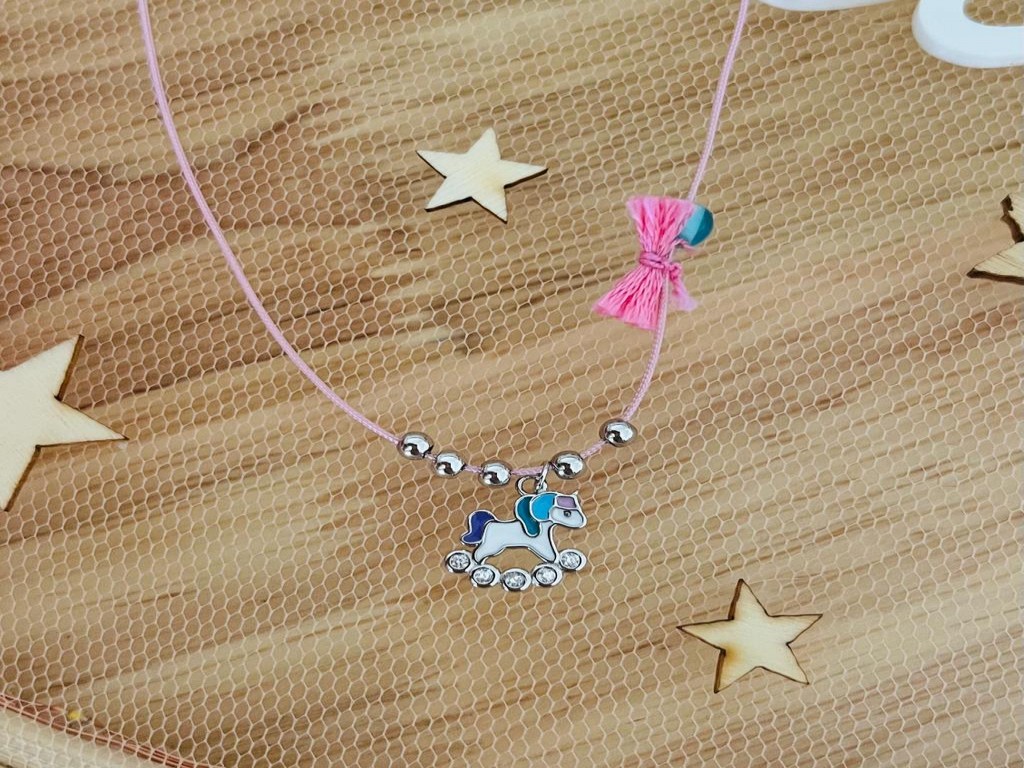 colar unicornio prara 925