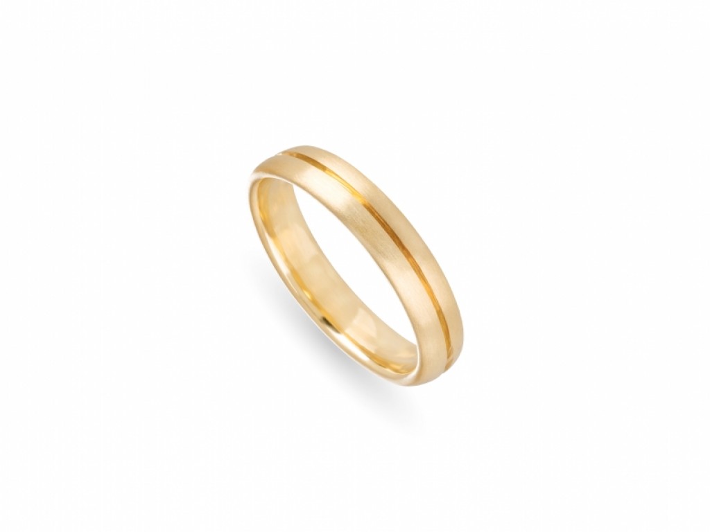 Alianças Ouro Amarelo sem Brilhantes ALR004755