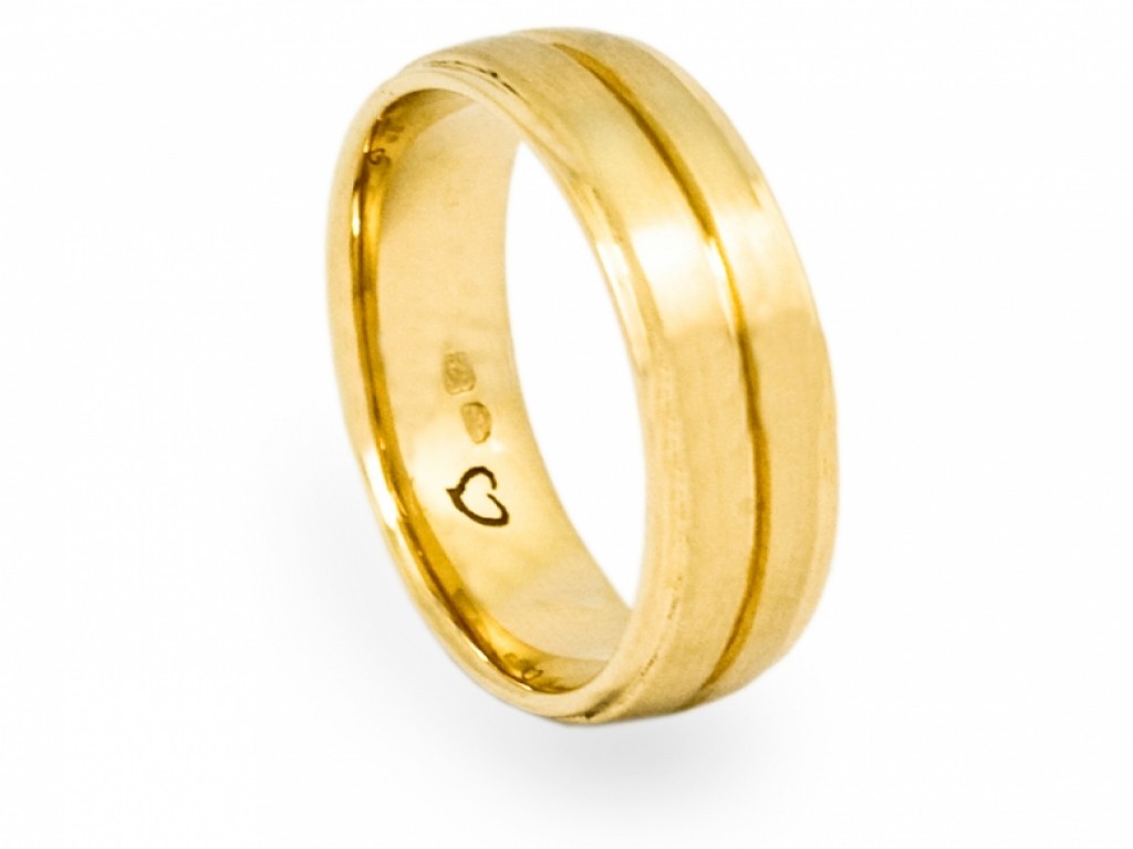 Alianças Ouro Amarelo sem Brilhantes ALR003793