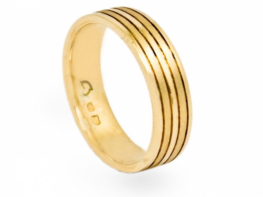 Alianças Ouro Amarelo sem Brilhantes ALR002722C