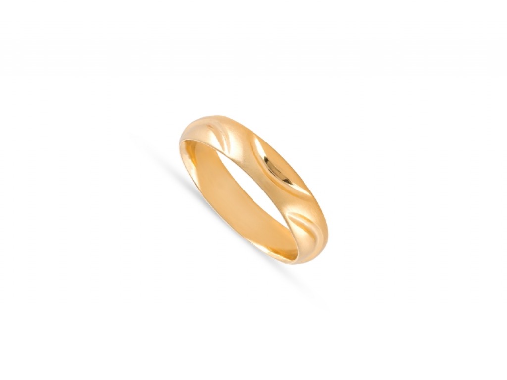 Alianças Ouro Amarelo sem Brilhantes ALR001983