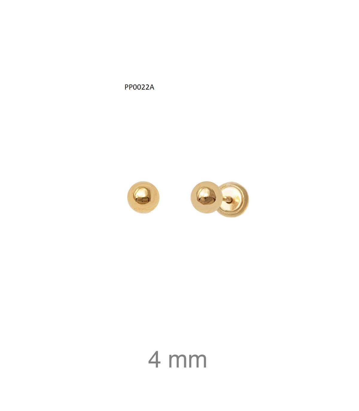 Brincos rosca dourados P0022A