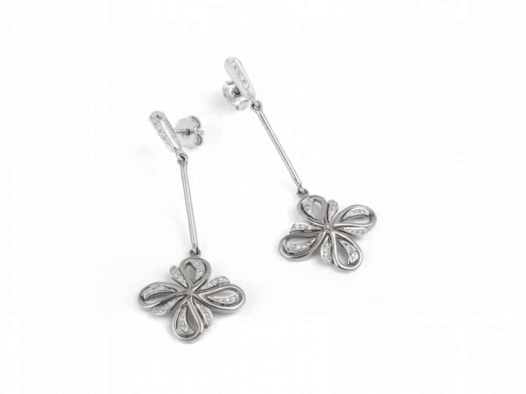 Brincos Tornilhos Ouro com Diamantes TRL004132B