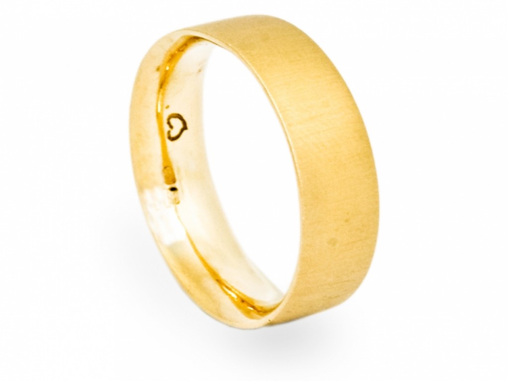 Alianças Ouro Amarelo sem Brilhantes ALR003045