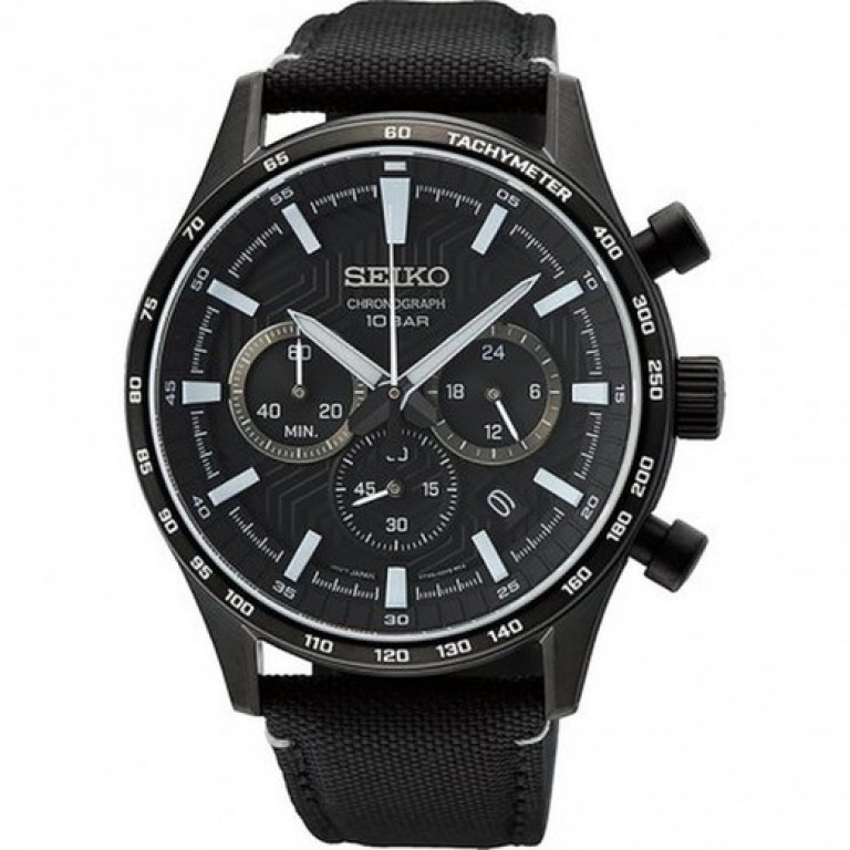 Relógio Seiko Masculino Neo Sports Nylon Preto