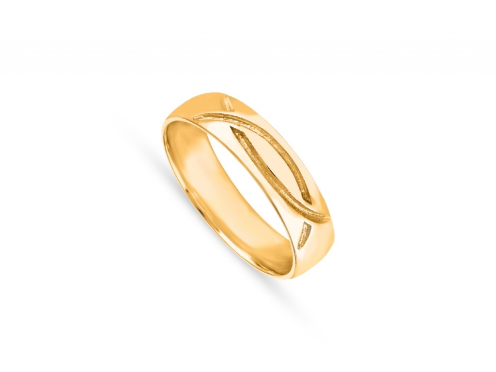 Alianças Ouro Amarelo sem Brilhantes ALR005188