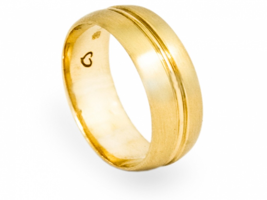 Alianças Ouro Amarelo sem Brilhantes ALR003830C