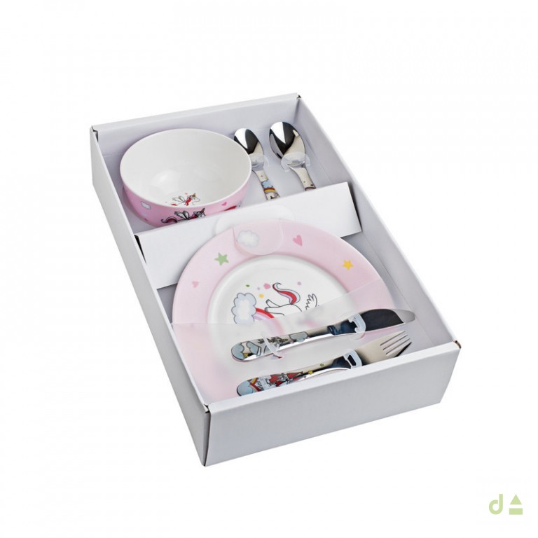 Baixela Infantil Dhome Unicórnio