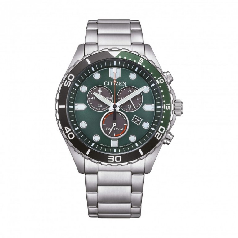 CITIZEN  Relógio Of Collection Verde Homem