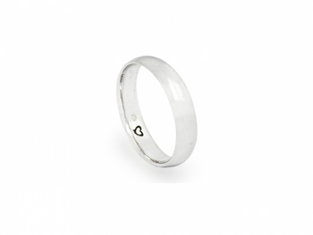 Alianças Ouro Branco sem Brilhantes ALR000910C