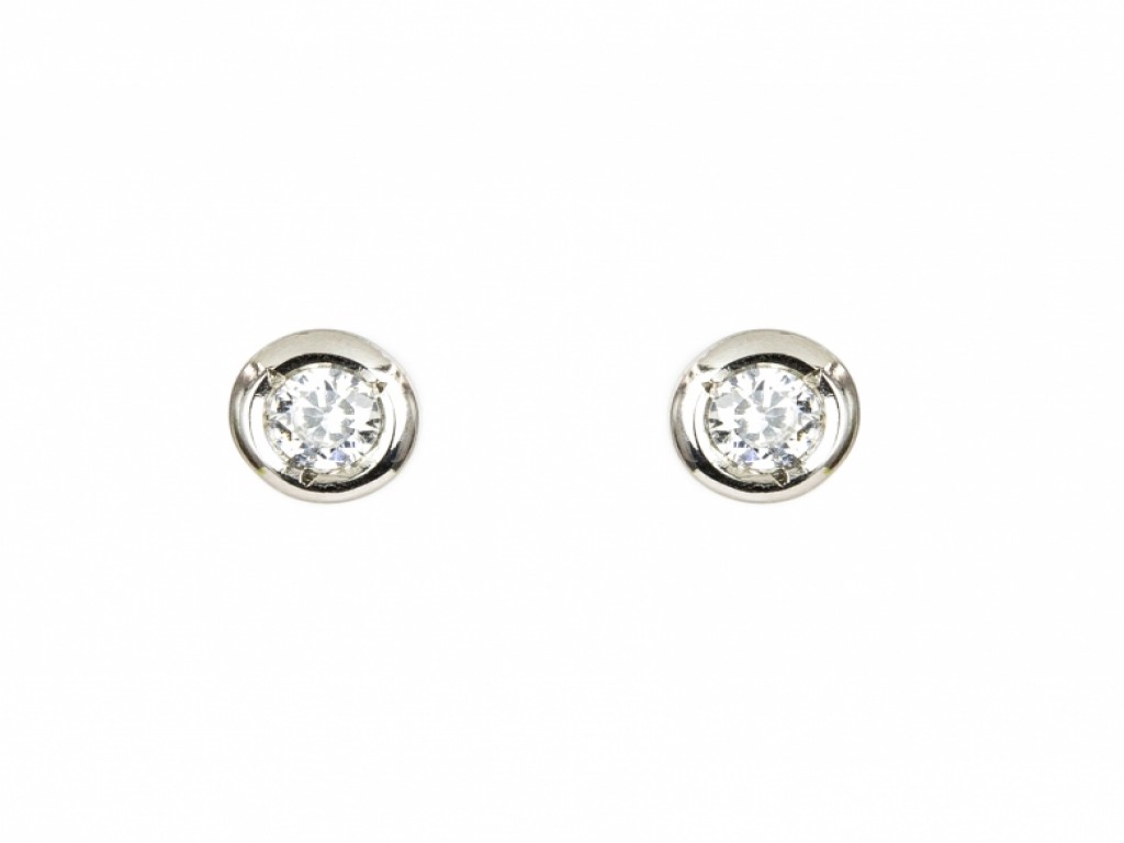 Brincos Tornilhos Ouro com Zirconias TR001449B