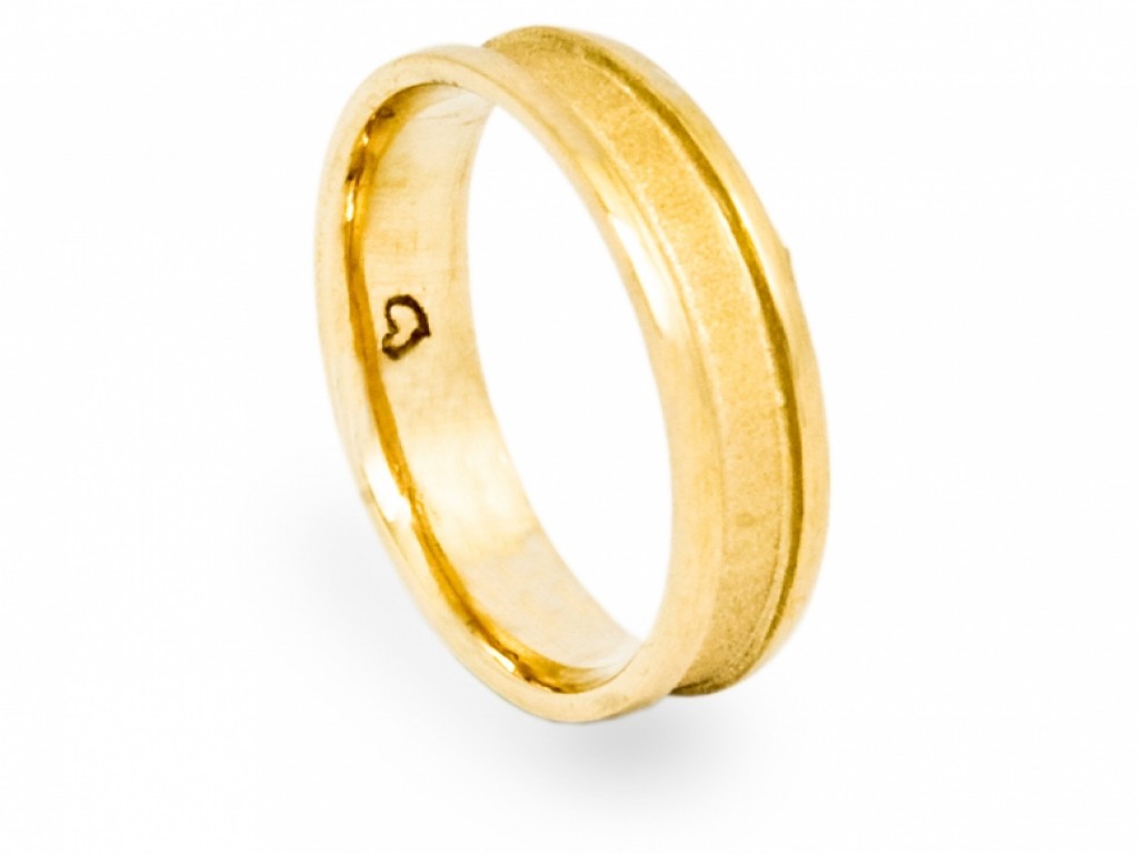 Alianças Ouro Amarelo sem Brilhantes ALR002749