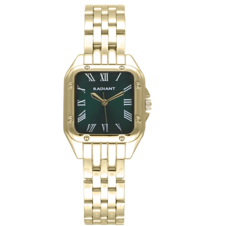 Radiant Bahamas Relógio Mulher Dourado com Mostrador Verde